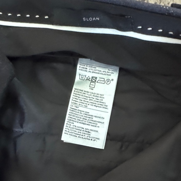 Banana Republic Sloan Black Floral Straight Leg Pants - Picture 3 of 9